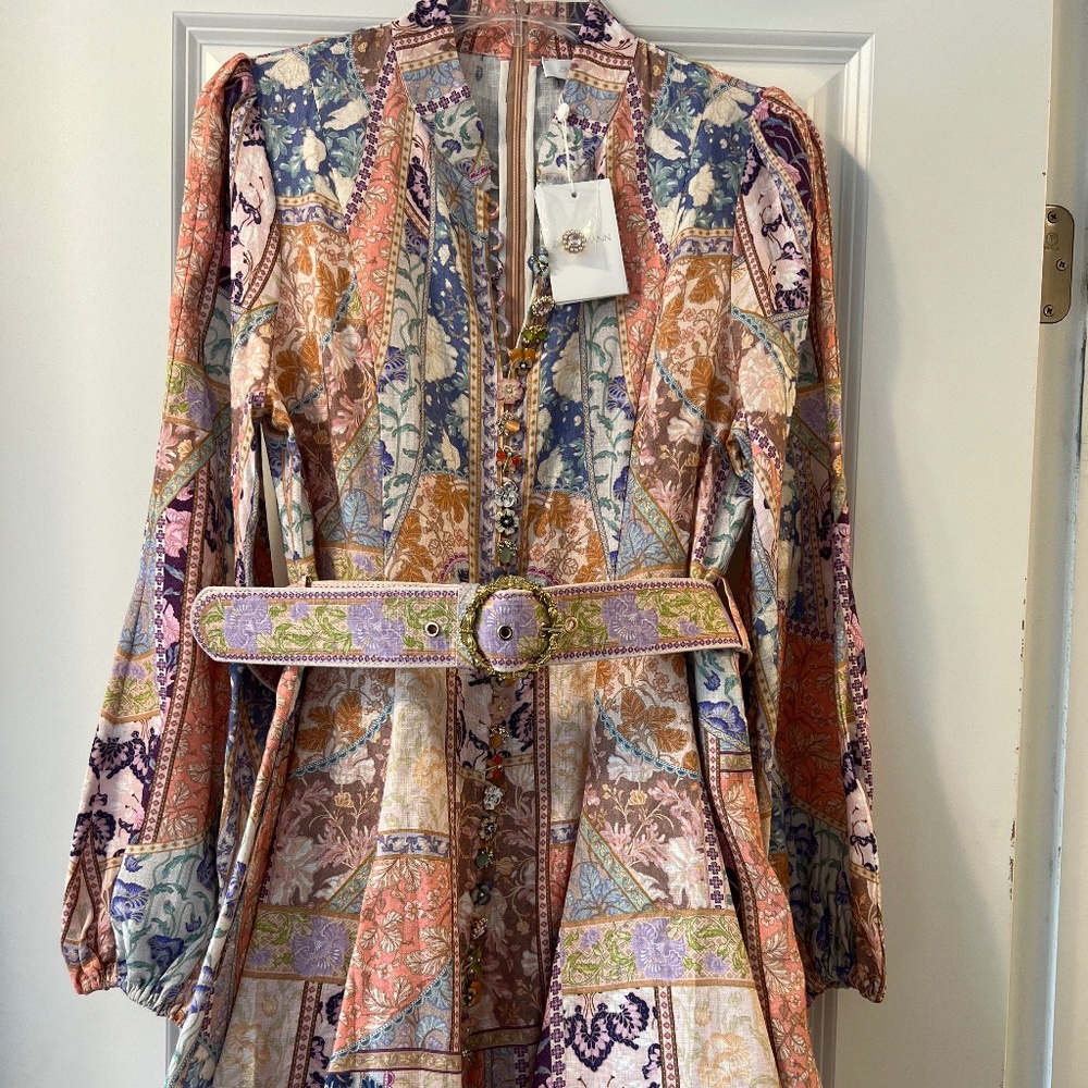 Zimmermann "Kaleidoscope" Mini Dress